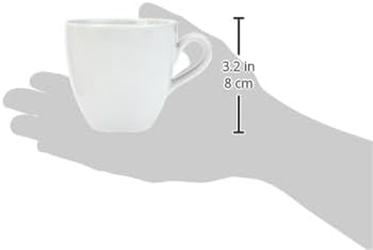 Alessi SG53/87 'Mami' Kaffee-Obertasse 6 kusů bílé Porzellan 8,0 cm Durchmesser