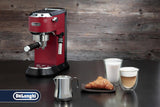 De'Longhi konvička na mléko DLSC060, konvička na ruční napěňování, ergonomická rukojeť, objem 350 ml, nerezová ocel