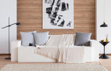 Todocama multifunkční přehoz, přehoz, přehoz, potah na pohovku, jarapas, vzor rybí kosti (230 X 260 Cm, pískově béžová). Postele a přikrývky Besuche den Todocama-Store