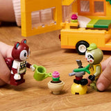 LEGO Animal Crossing Gerd's Caravan & Garden Role Play Set Hračka do auta pro děti 7leté dívky a chlapce Dárková videohra Hračka s figurkami zvířat 77054 Stavebnice Besuche den LEGO-Store