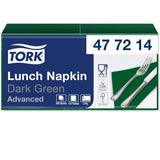 Tork 477840 Limetkové ubrousky na oběd / 2vrstvé ubrousky pro malá jídla nebo svačiny / Pokročilá kvalita / 10 x 200 (2000) papírové ubrousky / 32,6 x 33 cm (d x š) / 1/4 skládání