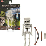 Příběhová sada Mattel Minecraft se 4 akčními figurkami a 3 doplňky Setkání v nadsvětí Sběratelská hračka inspirovaná filmem Minecraft JFR70 Akční figurky Naty Shop Skeleton