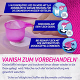 Vanish Oxi Action Powder Pink - 1,125 Kg - prášek na odstranění skvrn a zlepšení prádla bez chlóru - na barevné prádlo Prací prostředky Naty Shop