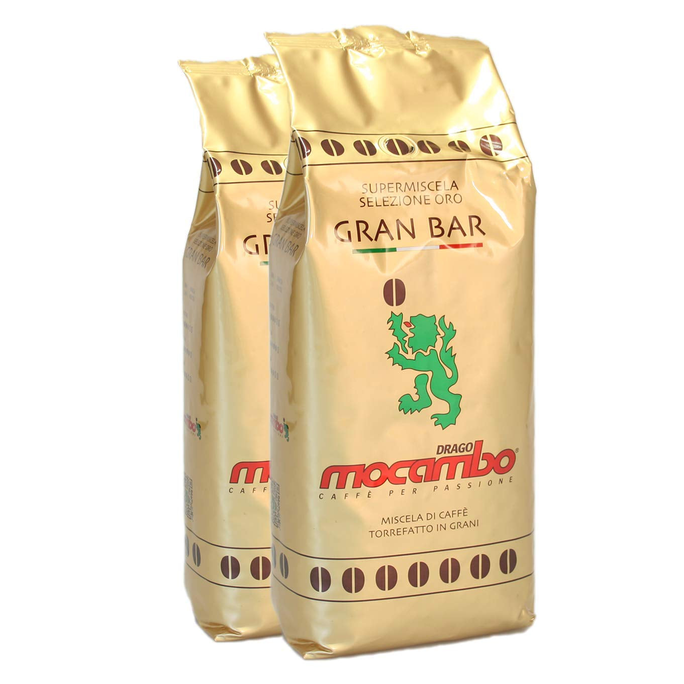 2x Gran Bar 2x1kg zrnkové kávy
