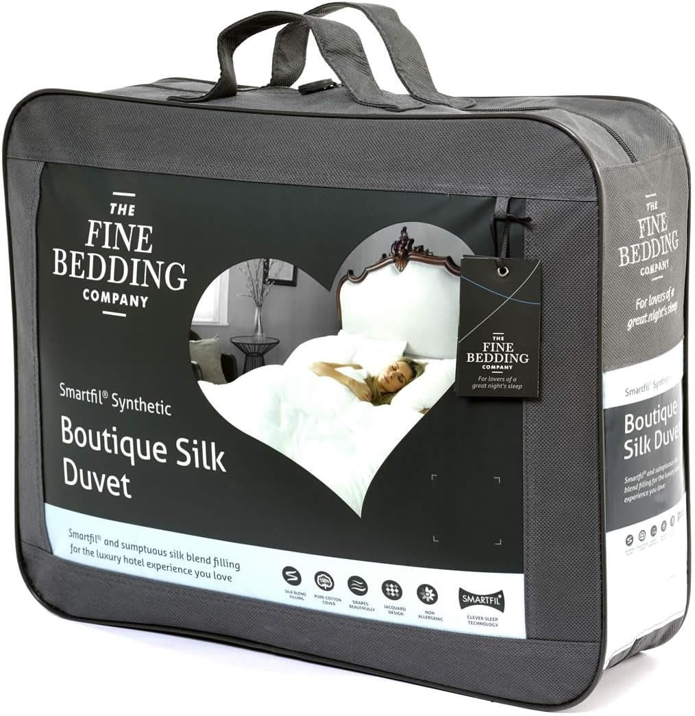 Boutique Silk Comforter Luxusní povlečení Lze prát v pračce (13,5 Tog Double) Naty Shop Deky a přikrývky Jednolůžko 4,5 Tog
