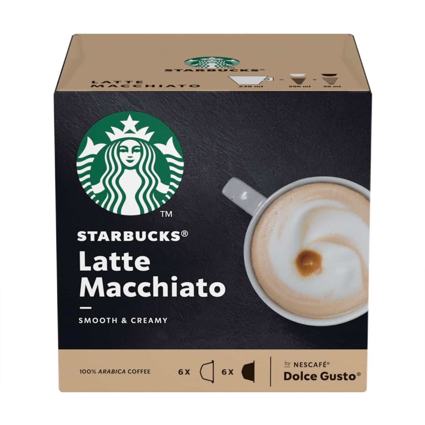 STARBUCKS Probierset, White Cup Variety Pack od Nescafé Dolce Gusto Kaffeekapseln & Vanilla Macchiato od Nescafé Dolce Gusto Kaffeekapseln 6 x 12 (72 kapslí, 36 porcí)