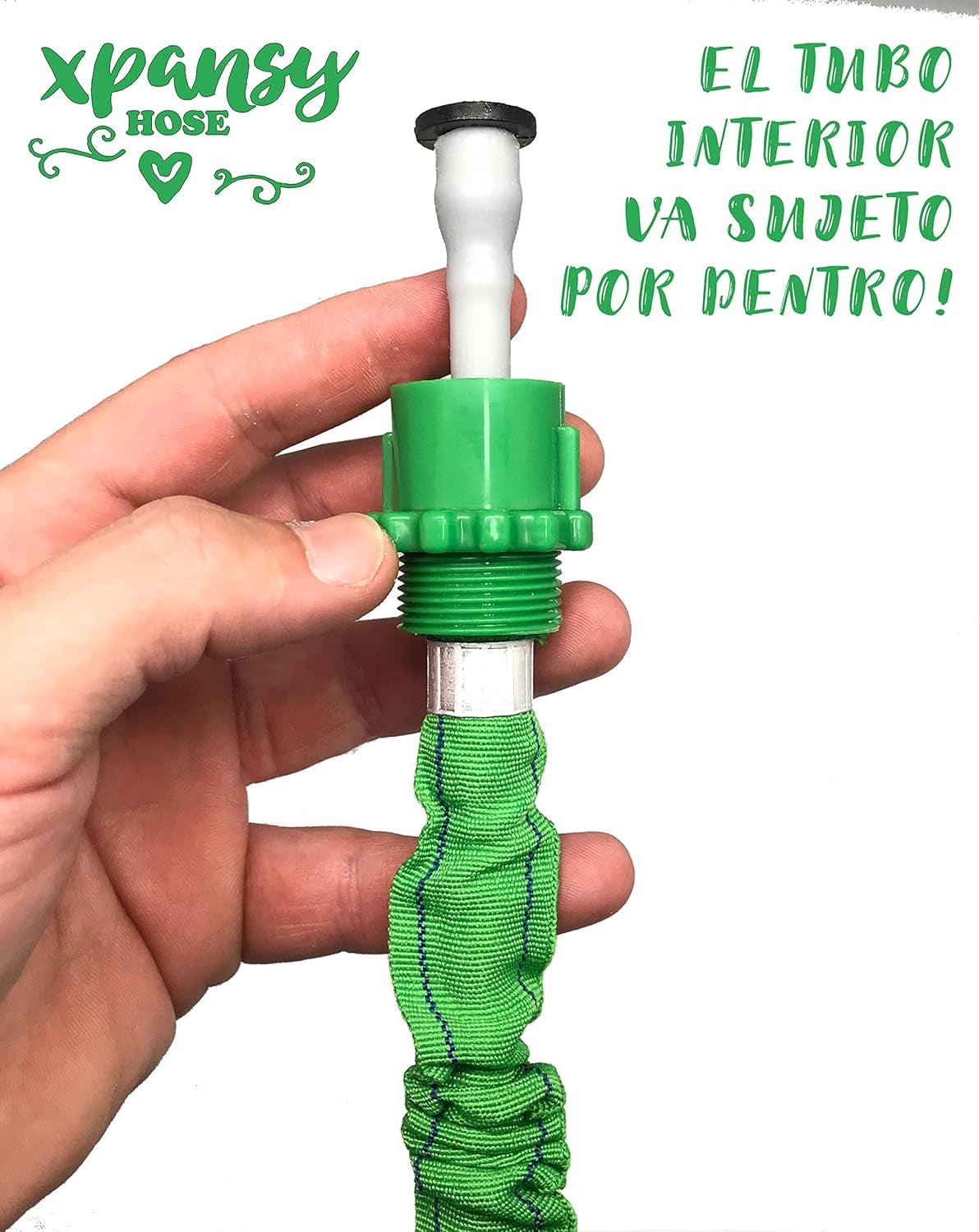 C2607A Hose Basic – Prodlužovací hadice s tlakem vody, zelená, 7,5 metru