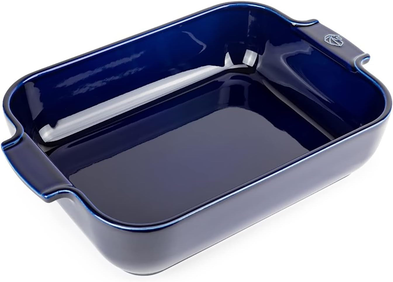 Peugeot Appolia Rechteckige Auflaufform Mit Griffen, Keramik, Schiefer / Grau, 7,2X31X21,7 Cm, Fassungsvermögen: Ca. 2 L, 60060 Formy a plechy na pečení Naty Shop Blau