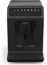 Krups EA897B Evidence ECOdesign automatický kávovar na espresso, funkce automatického espressa a cappuccina, technologie Quattro Force, šálky na mléko jedním dotykem, 8 předvoleb, mléčný systém, 1450 W