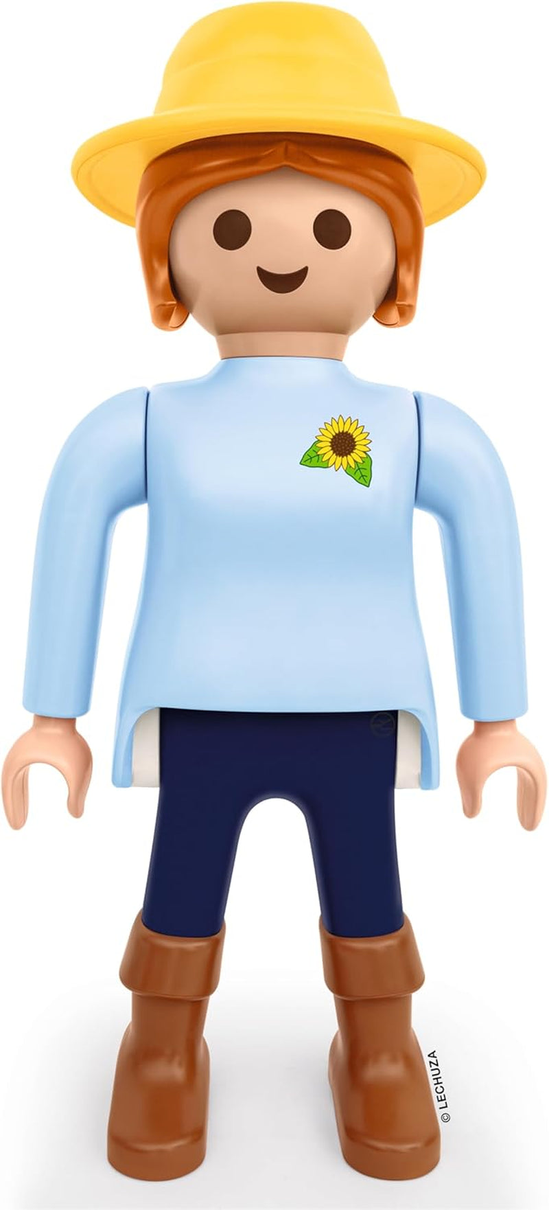 LECHUZA Gardener 2021 - Slunečnice (62,5 cm), Zelená/Světle modrá
