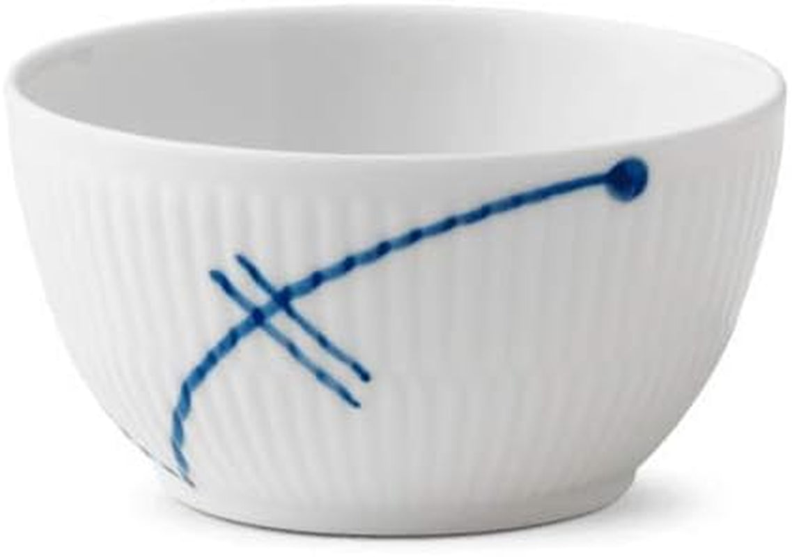 Modro-bílý porcelánový mega popelník, 10 cl, ručně malovaný, 1017342