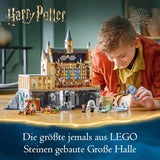 LEGO Harry Potter Hogwarts Castle: The Great Hall, sběratelská hračka s 11 minifigurkami včetně Hermiony Grangerové, kouzelný dárek pro chlapce a dívky 76435 Stavebnice Besuche den LEGO-Store