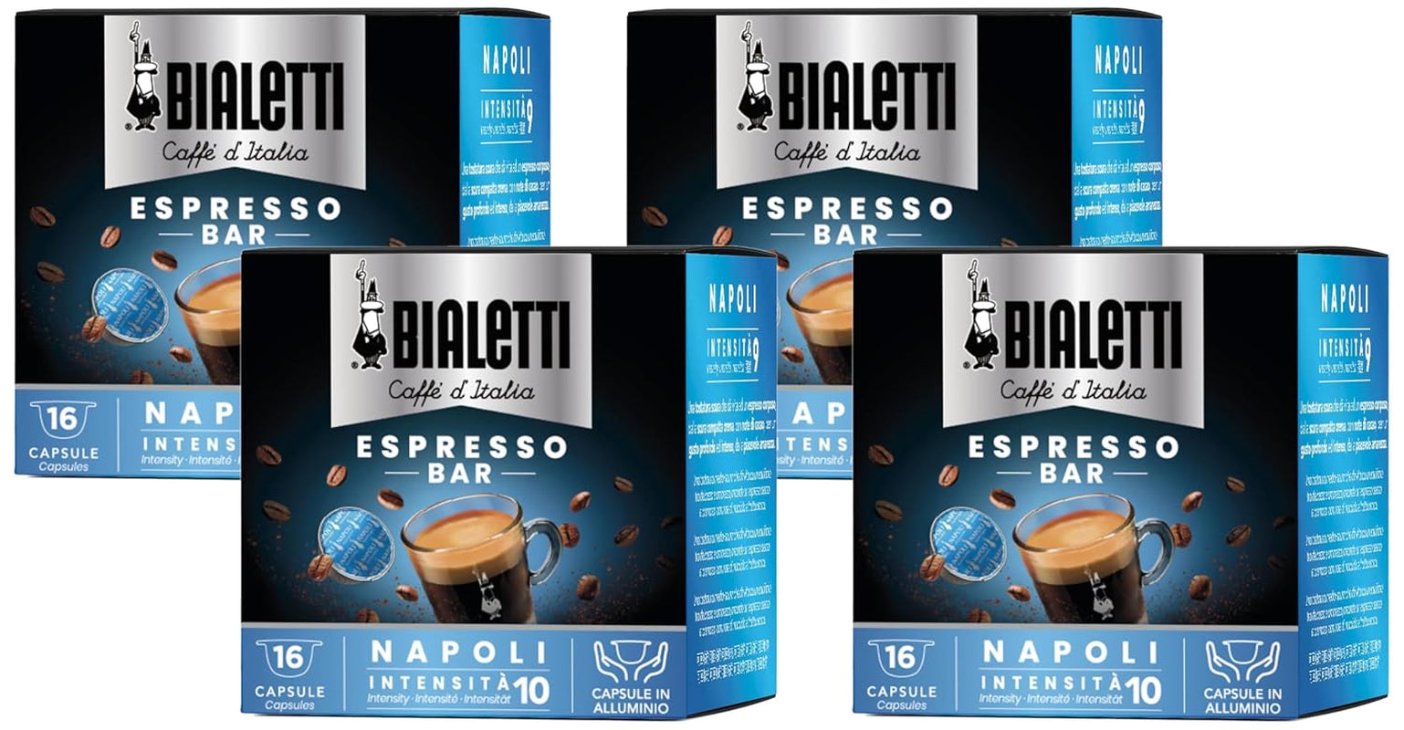 96080093/M Kaffee-Kapseln Napoli, Alu, 16 Stück (balení po 4)