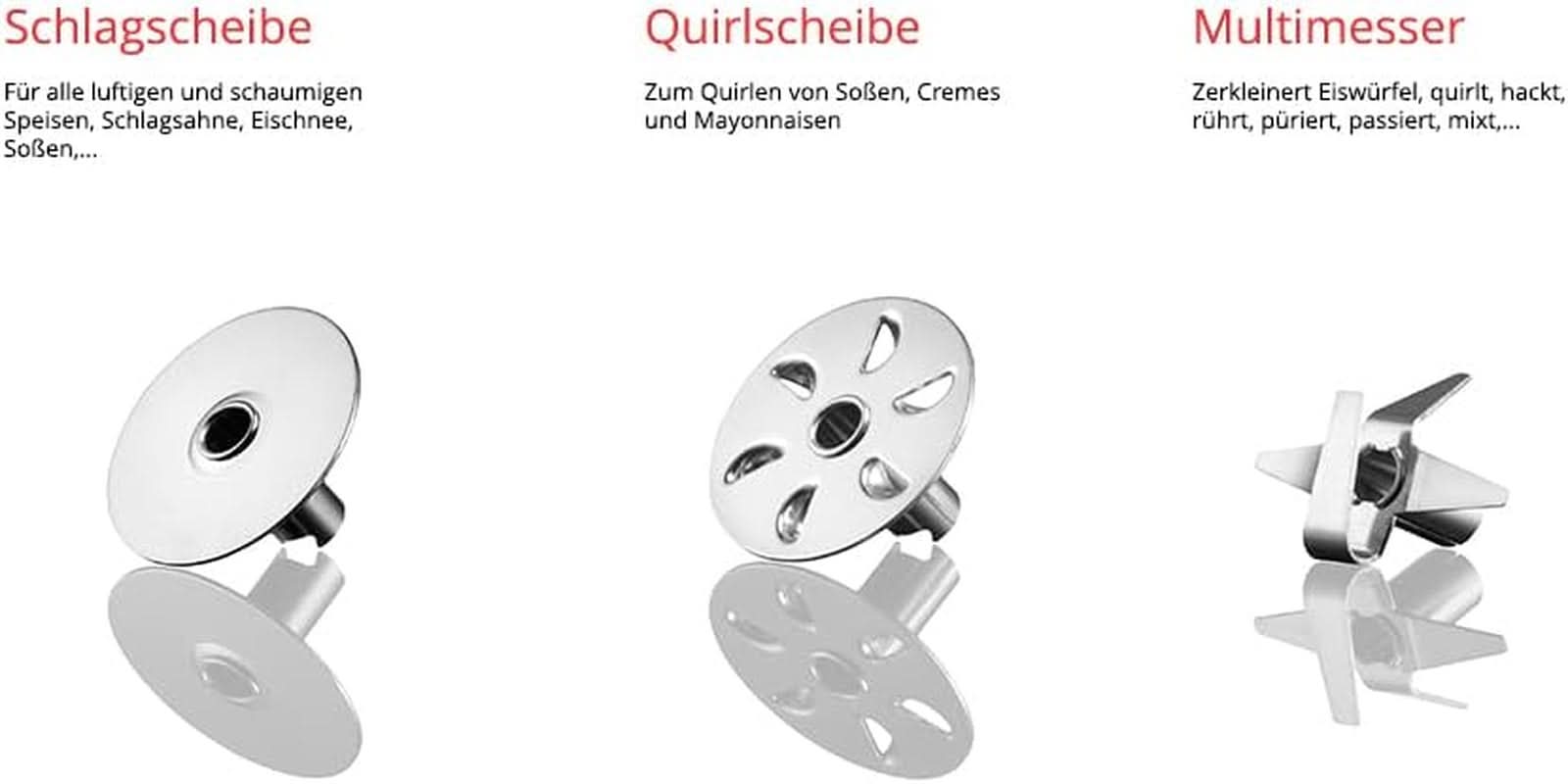 ESGE Zauberstab P 200 Profi, Stabmixer Weiß Inkl. Zubehör, Bis Zu 17 000 U/Min, 90860, Weiß/Grau Kitchen Naty Shop