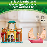 LEGO Wicked Glinda, Elphaba a Nessarose na univerzitě Shiz Plachetnice a 3 figurky Dárek pro dívky a chlapce od 7letých milovníků domečků pro panenky 75681 Stavebnice Besuche den LEGO-Store