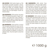 Greatvita Erythritol 1000 G | Kalorienfreie Süßungsmittel & Zucker-Alternative | Zahnfreundlich, Gut Löslich & Glutenfrei | Ideal Für Getränke, Dezerty & Baken Sweeteners Naty Shop