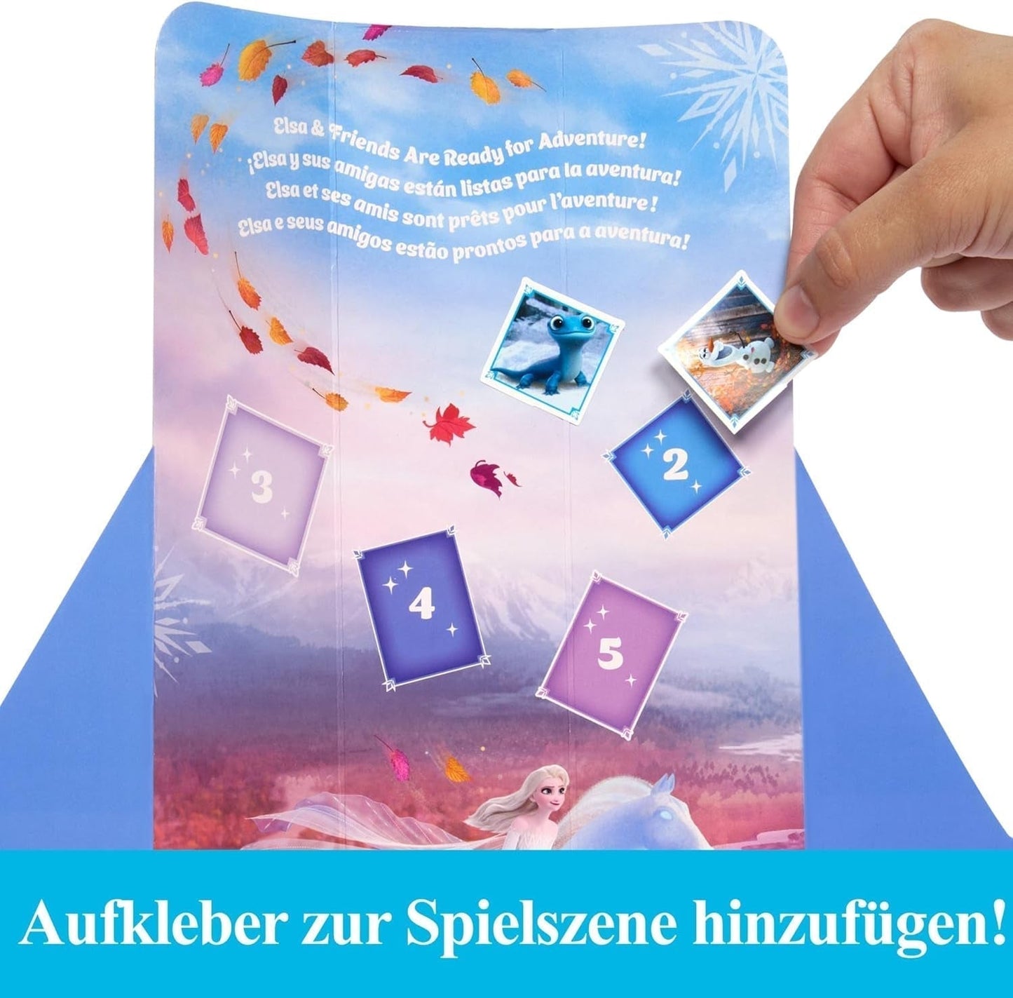 Mattel Disney The Ice Queen Elsa Fashion Set, Spin & Reveal s 11 překvapeními, včetně 5 doplňků, 5 samolepek a scénky, inspirované Disneyho filmem, HTG25 Naty Shop Dolls