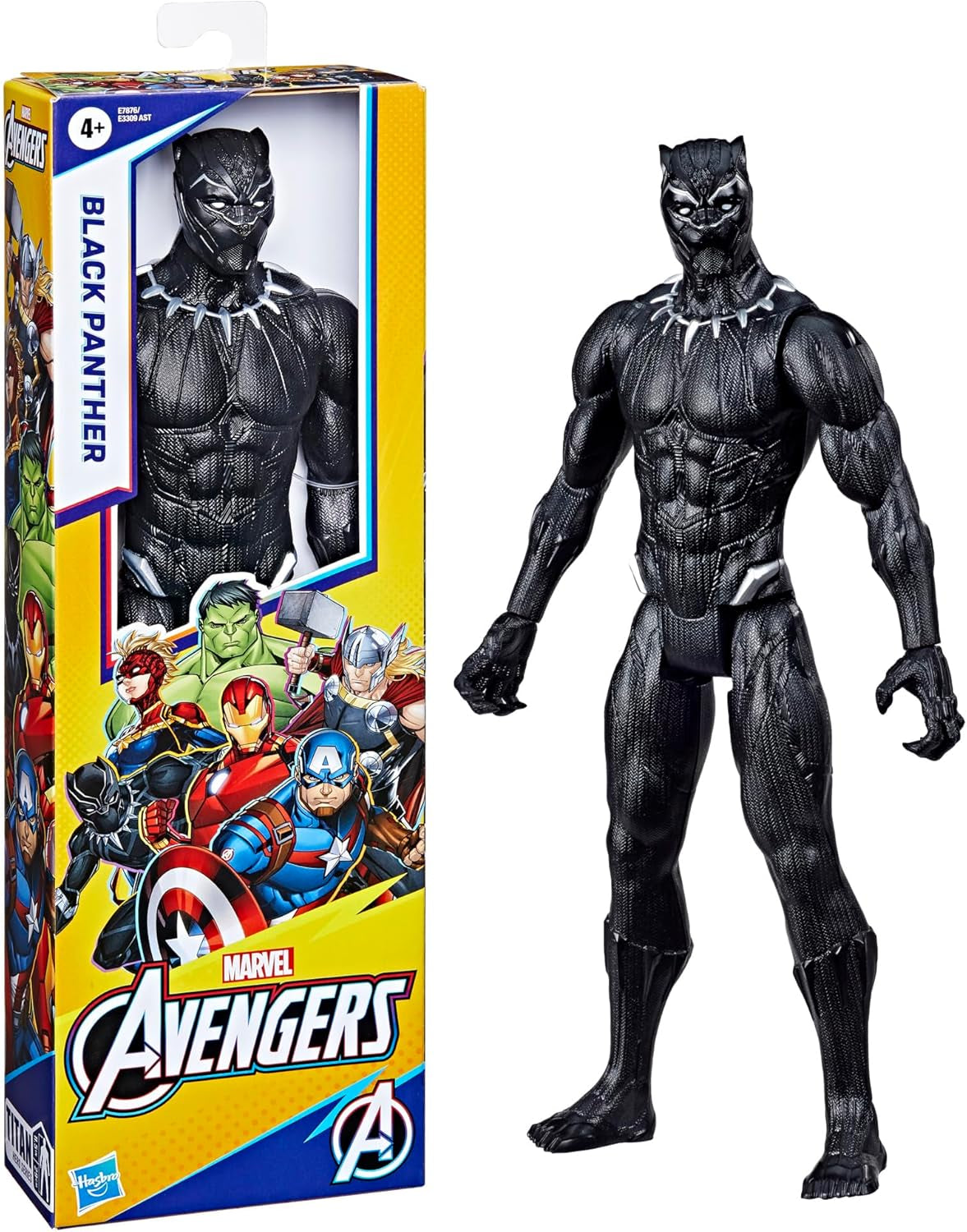 Marvel Avengers Titan Hero Series Black Panther, 30 cm vysoká akční figurka Akční figurky Naty Shop