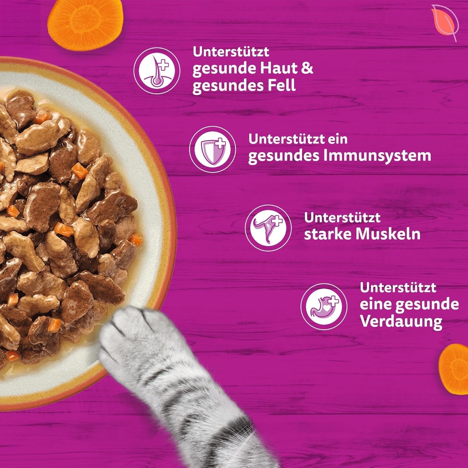 Whiskas Adult Wet Food 1+ Tasty Mix Country Collection v omáčce, 84 sáčků, 84 x 85 g (1 hromadné balení) – Vysoce kvalitní mokré krmivo pro dospělé kočky