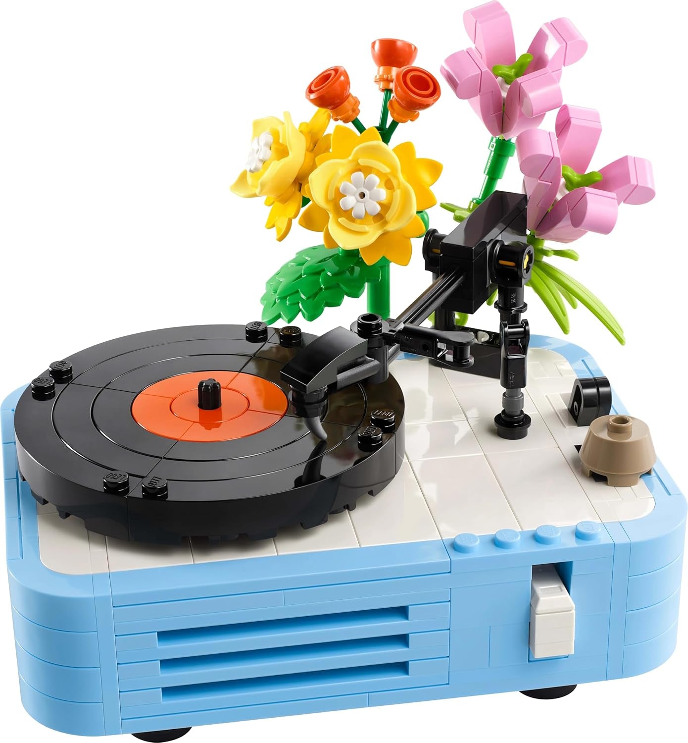 Přehrávač disků LEGO Creator 3v1 s květinami - konvertibilní hračka na rádio nebo mikrofon - hudební hračky pro děti - nápad na kreativní dárek pro dívky a chlapce od 8 let 31172 Stavebnice Besuche den LEGO-Store