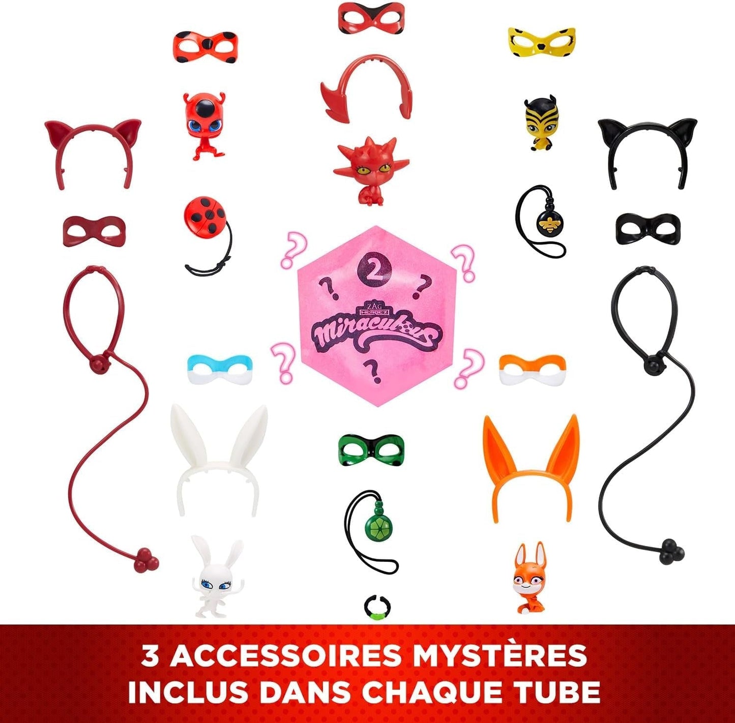Bandai - Miraculous Ladybug - Panenka Marinette Color Change Surprise - Miraculous Jointed Doll, 26 cm + 3 překvapení - Náhodný model - P50390 Dolls Naty Shop