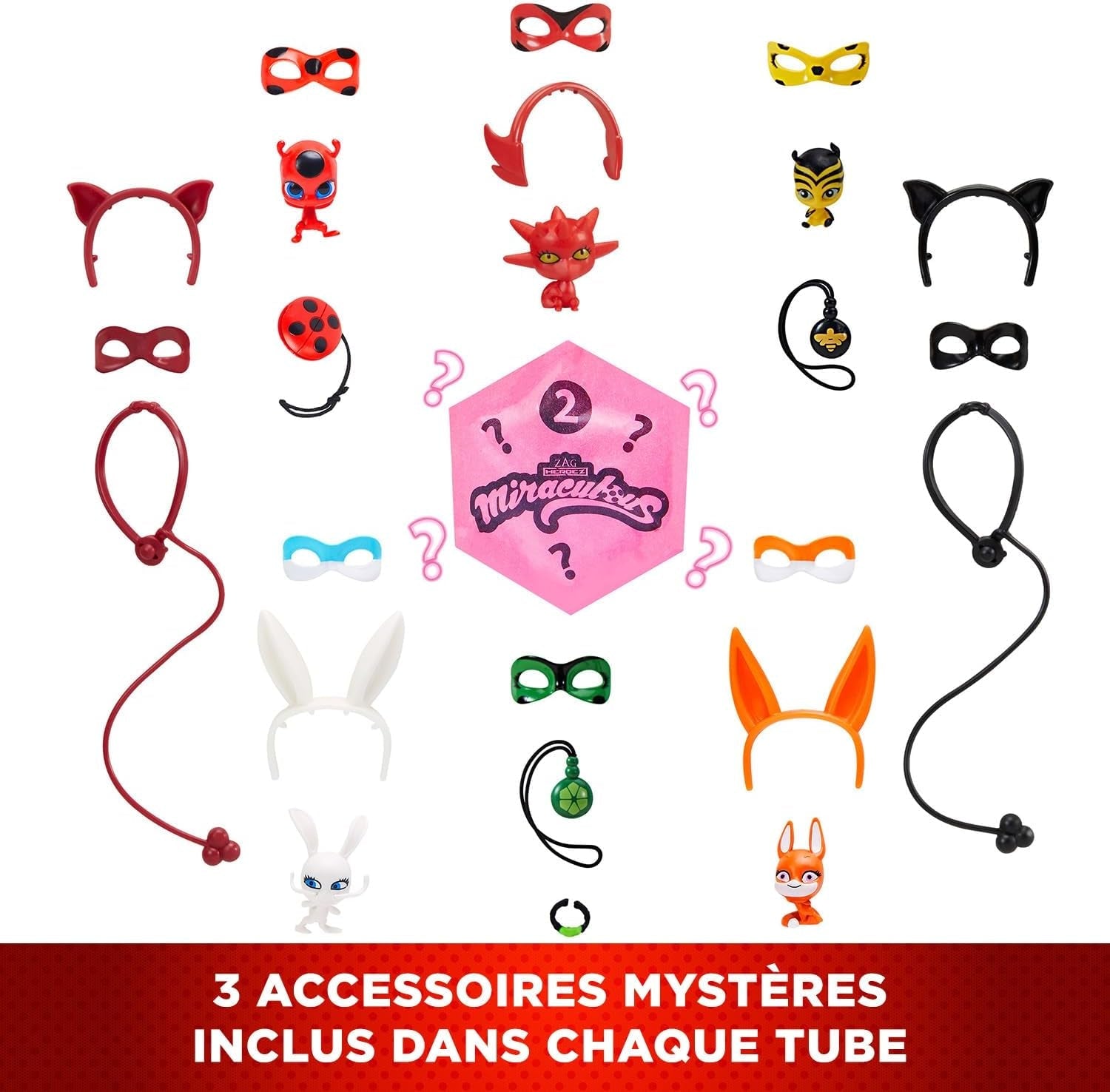 Bandai - Miraculous Ladybug - Panenka Marinette Color Change Surprise - Miraculous Jointed Doll, 26 cm + 3 překvapení - Náhodný model - P50390 Dolls Naty Shop