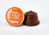 NESCAFÉ Dolce Gusto Latte Macchiato Vorratsbox 90 Kaffeekapseln (Aromatischer Espresso a Latte Macchiato Caramel