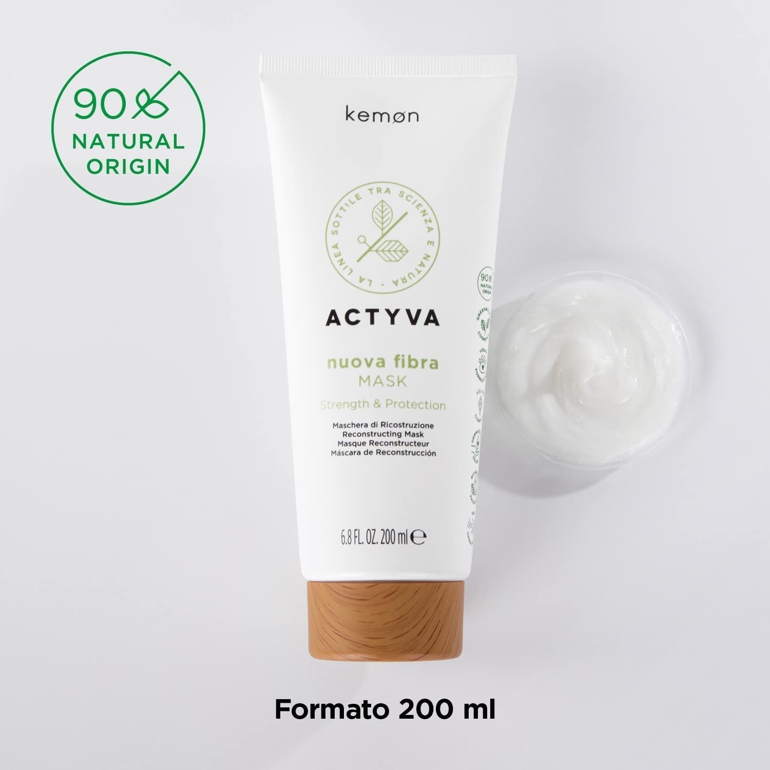 KEMON Actyva Nuova Fibra Mask 200 ml Maska na vlasy Naty Shop