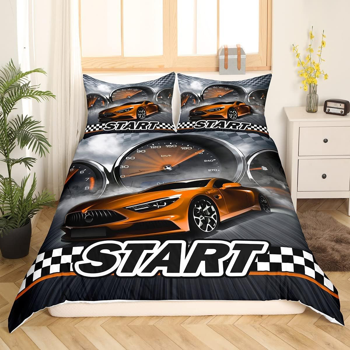 Jungen Cartoon Povlečení do auta 135X200,Kinder Bau Fahrzeuge Tröster Abdeckung Für Kind Kleinkind Teens,Dinosaurier Bettbezug,Traktor Maschinerie Bagger Bettdecke Abdeckung,Lkw Autos Bedtuffen Naty Shop Multi 2 150*820*+
