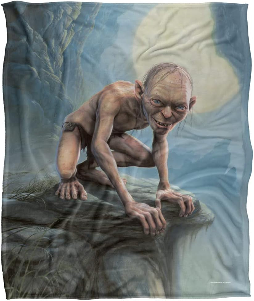 LORD of the RINGS Hedvábná pohodlná deka, super měkká, 152 X 127 cm Postele a přikrývky LOGOVISION