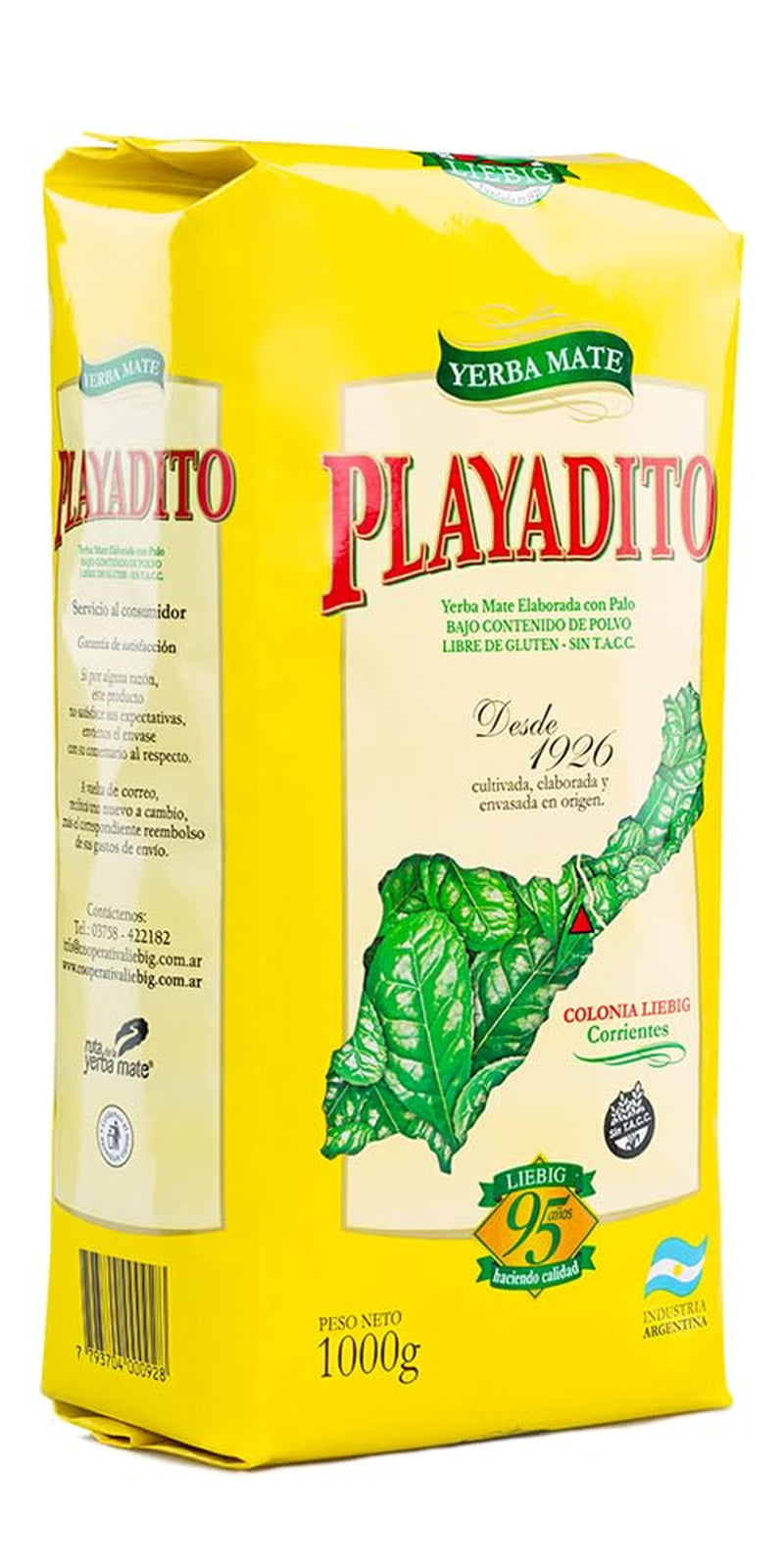 Čaj Yerba Mate 1 kg - balení 3 ks - antioxidant, energizující, obsahuje minerály a vitamín B - z Argentiny