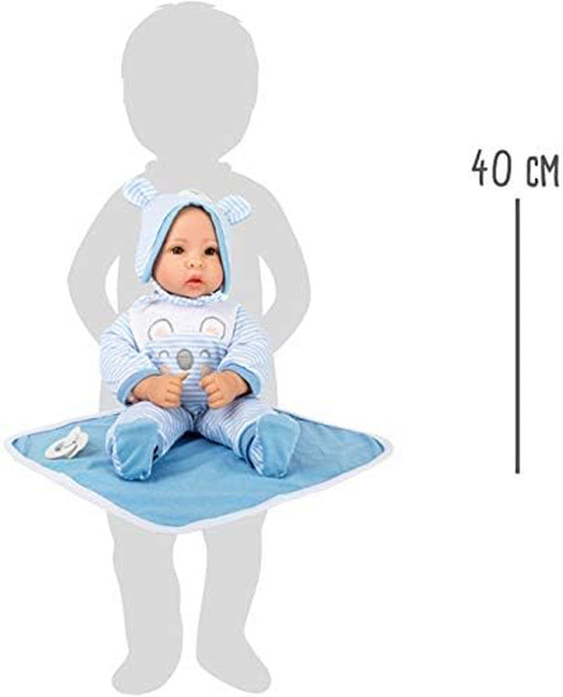 Small Foot Lukas Doll, včetně odnímatelného oblečení, dudlíku a měkké přikrývky, hraní rolí, 11238