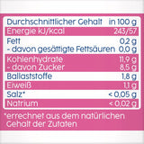 Sáčky s ovocem, malinou, jablkem, banánem a špaldou - 16 kusů (balení po 4 kusech, 4 x 90 g), bez přidaného cukru, vyrobené z měkkého ovoce a zdravých obilovin, ideální pro svačiny s sebou a vlastní spotřebu