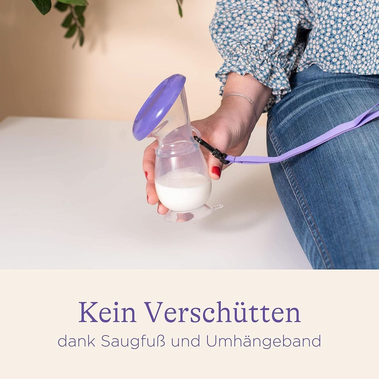Lansinoh Silikon Milchpumpe & Muttermilchauffänger - Angenehmes & Extrem Weiches Silikon - Rettet Jeden Tropfen Muttermilch - Alternative Zu Milchauffangschalen, 1 Stück (1 Er Pack) Příslušenství Jídlo a kojení Bebe Naty Shop