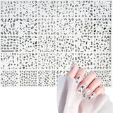 3D Nálepka na nehty Aurora 30 Blatt Gold Nálepka na nehty Selbstklebend Nagelaufkleber Holografisches Stern Herz Dekoration Nageldesign Zubehör
