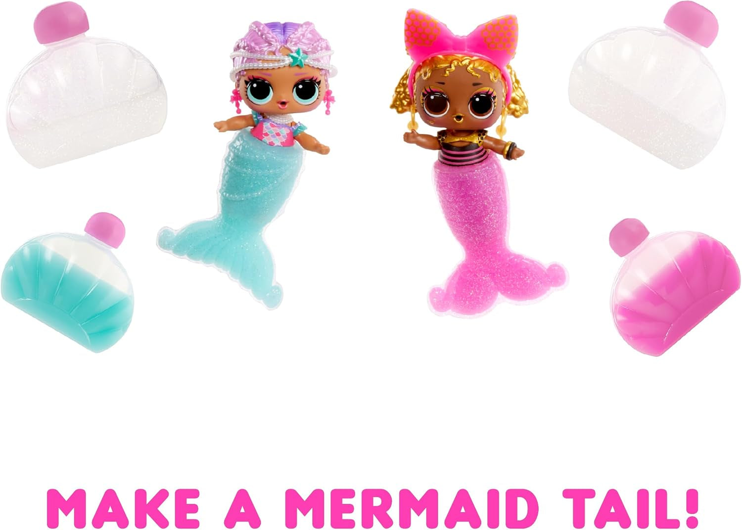 L.O.L. Překvapení! Mořské panenky - Módní mini panenky s ocasy měnícími barvu - Vhodné pro sběratele, dívky a chlapce od 4 let Naty Shop Dolls