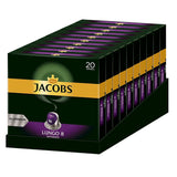 Jacobs Kaffeekapseln Guten Morgen XL Intense - 10er Pack (10 x 20 Getränke) & Kaffeekapseln Lungo Intenso, Intensität 8 von 12, 200 Nespresso®* kompatibilní Kapseln, 10 x 20 Getränke