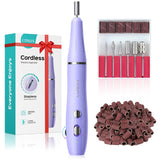COSLUS Nagelfräser Kabellos Tragbar Für Gelnägel: Elektrische Nagelfeile Stufenlos Geschwindigkeitregelung Für Maniküre Pedicüre and Acrylnägel Plastik Nail Drill Für Anfänger & Nagelstudio Zuhause
