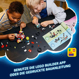 LEGO Dreamzzz Cooper's Tiger Mech a Zero'S Hot Rod Car, Autíčko pro děti, Dárek pro 9leté chlapce a dívky, Hrací sada 2 v 1 s robotem a minifigurkami 71497 Stavebnice Besuche den LEGO-Store