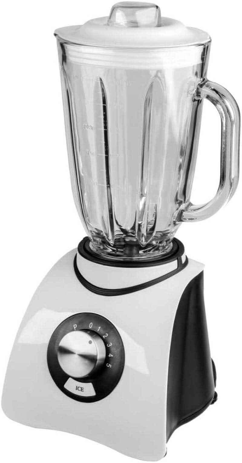 Gastroback 40898 Vital Basic, Mit Integrierter Ice-Crush Funktion, Leistungsstarker 600 W motorový mixér, Kunststoff, 1,5 litru, Weiß Kitchen Naty Shop