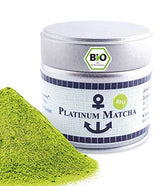 Prémiová organická Matcha z Japonska, Ceremonial Grade, Bez pesticidů, Extra jemný prášek v krabičce 30g, Intenzivní a delikátní příchuť zeleného čaje, Vhodné pro Latte, Smoothie, Ceremonial Grade