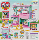Hrací sada Little Live Pets Mama Surprise Families Baby Clinic, včetně 3 štěňat retrívrů, Magic, oboustranná herní sada (27,8 cm W, 23,8 cm V). Krmení, koupání a hraní, dárek pro děti Akční figurky Naty Shop
