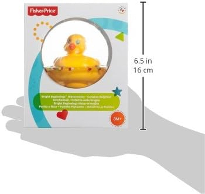 Fisher-Price WaterMates Ducky Ball, Funny Duck in Confetti Ball, Baby Toy, Play Ball, Hračka do vany, Od 3 měsíců, 75676 Baby Toys Naty Shop