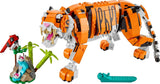LEGO 31129 Creator Majestátní tygr, panda nebo ryba Sada figurky zvířat 3 v 1 Hračka pro děti Chlapci a dívky Stavebnice zvířat Stavebnice Stavebnice Besuche den LEGO-Store