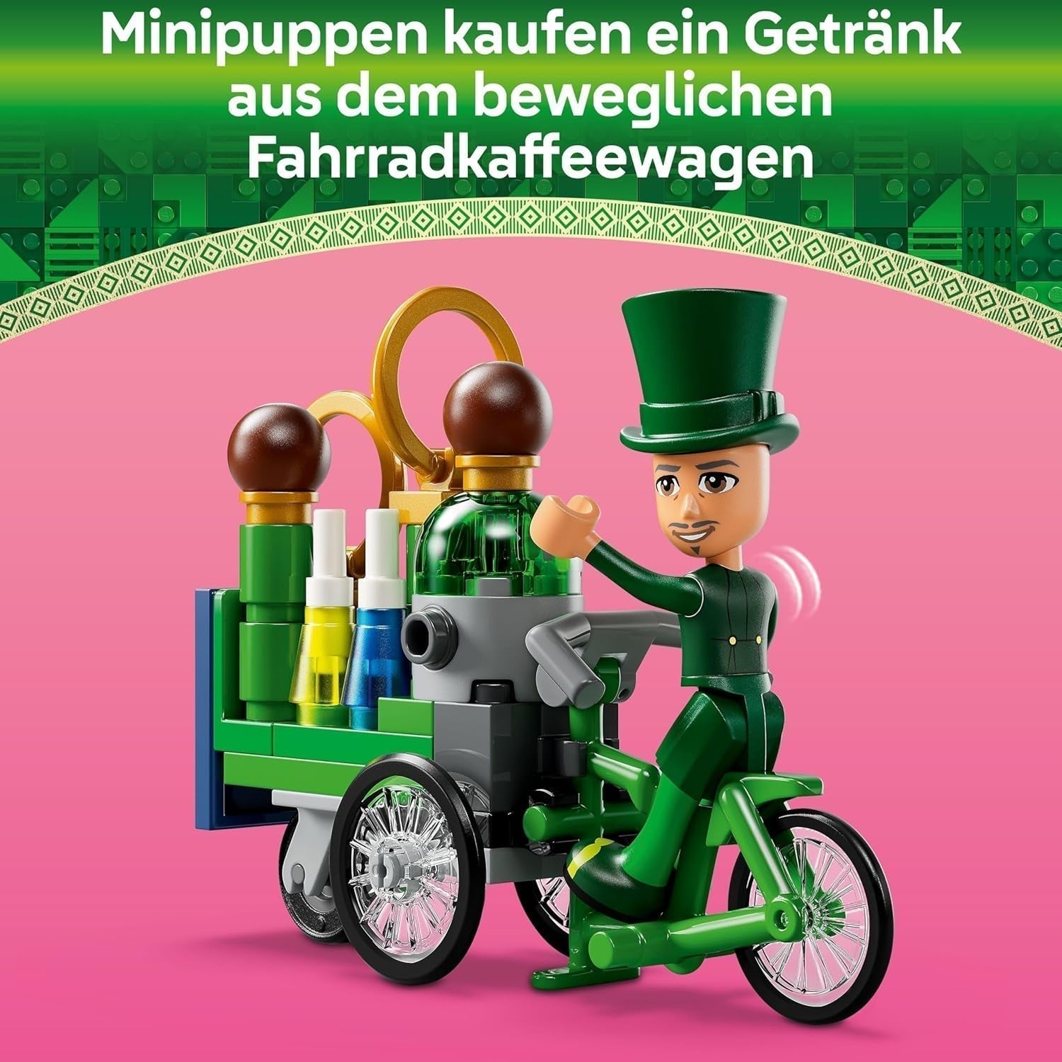 Stavebnice LEGO Wicked Welcome to Emerald City, minipanenky Glinda a Elphaba, dárek pro filmové fanoušky a dívky a chlapce od 9 let, kteří milují domečky pro panenky 75684 Stavebnice Besuche den LEGO-Store
