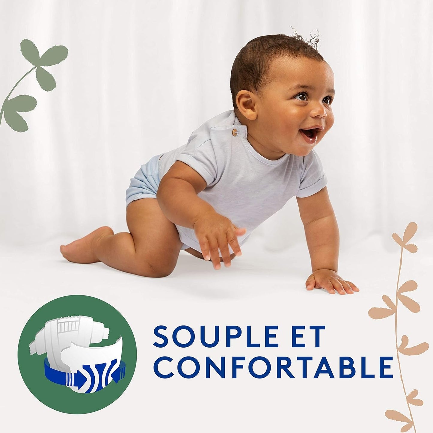 Douceur Naturelle – Velikost 3 plen (5-9 kg) Balení 1 měsíc – 172 plen