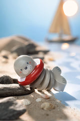 HABA 306691 - Postavička chrastítko tuleň, uchopovací hračka od 6 měsíců, Made in Germany, šedá Baby Toys Naty Shop
