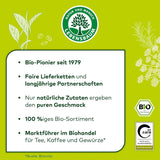 Lebensbaum Earl Grey klasický černý čaj s přírodním bergamotem a citronovým olejem, harmonický, aromatický, 100% bio, sypaný, 100 g