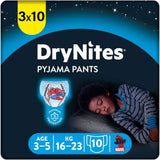 Noční plenky HUGGIES Drynites, pro chlapce 4-7 let (17-30 kg), 30 kusů Naty Shop 30 kusů 3 - 5 let (16 - 23 kg)