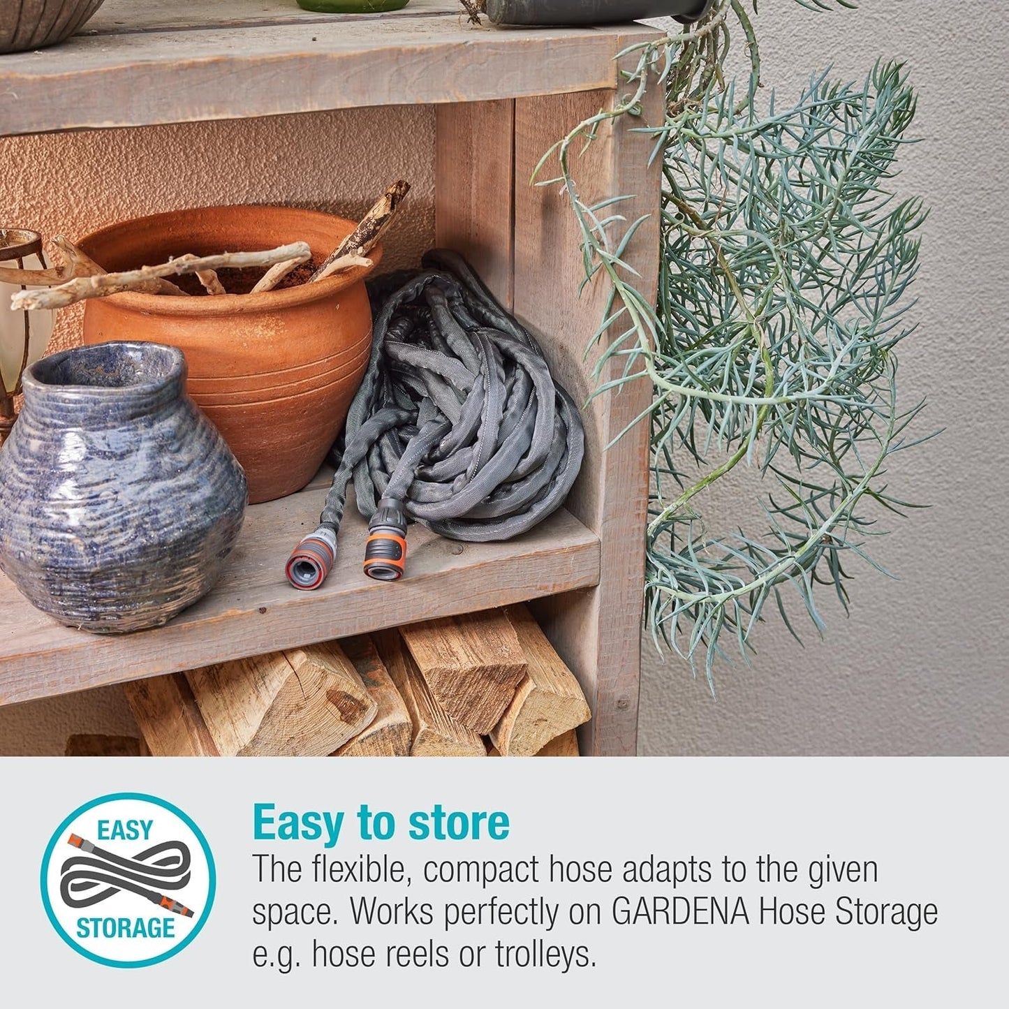 Gardena Liano Life 1/2 palcová textilní hadice, sada 30 m: Extrémně flexibilní textilní zahradní hadice s PVC vnitřní hadicí, nezalomená, lehká, odolná proti povětrnostním vlivům (18457-20)